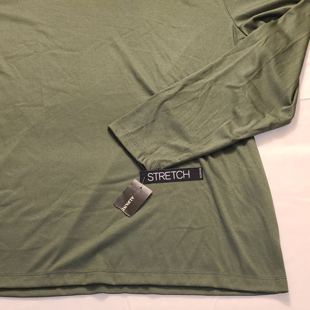 Alfani stretch long-sleeve V-neck tee - Picture 9 of 16